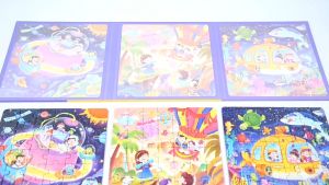 Magic Kids Jigsaw Puzzle Cross Educational Mind Game Puzzle Holiday Gift Animal Party Paper Board for Kids