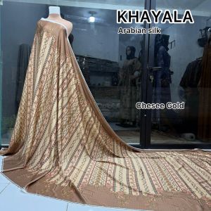 kain arabian silk motif khayala salur | harga per setengah meter | motif sultan