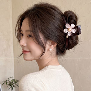 PINK EMPRESS | Kẹp Tóc Hoa Cao Cấp Cho Tóc Đầy Ở Phía Sau Đầu