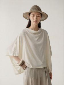 INSIS FEMME | Irregular Hem Loose Linen Short Tunic