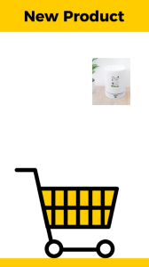 Stora 14L Trash Bin With LED Light Tempat Sampah Dengan Lampu LED Warna Putih Desain Modern Mudah Dibersihkan Tempat Sampah