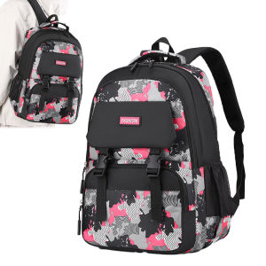 School bag for Teenage Waterproof Back Pack Lightweight Stylish Double strapped Backpack Simple Large Capacity Backpacks