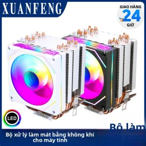 Tản Nhiệt CPU XUANFENG Tương Thích Với LGA2011 115x 1200 2066 X79 X99 AMD AM4 Quạt PC Với 2/4/6 Ống Dẫn Nhiệt 4pin/PWM Đèn LED Nhiều Màu Làm Mát Bằng Không Khí Kiểu Tháp