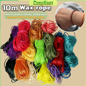 C.N. 10m Leather Line Waxed Cord Thread String Strap Necklace Rope For Making DIY Bracelet Supplie