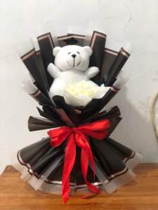 Buket boneka 3 warna