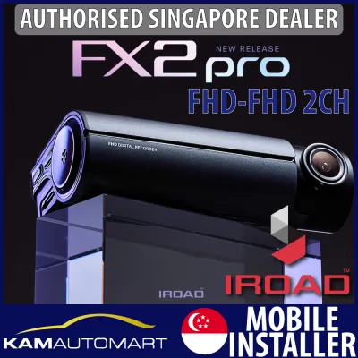 IROAD FX2 Pro FHD-FHD Sony Sensor Dual Channel Car Recording Dash Camera (KAM AUTO MART PTE LTD)