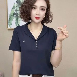 QIAOXIZI | Summer Loose Slimming Short Sleeve Blouse