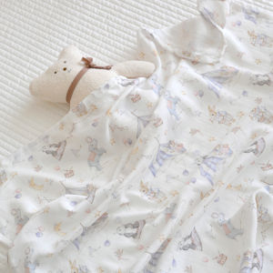 ANYOUBI | Cool and Breathable Summer Baby Blanket Bamboo Cotton Double Gauze