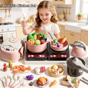 XIDIQI | Realistic Full Set Kids Kitchen Toy