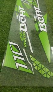 Striping Motif Malaysia Beat FI 2013 Sampai 2015 Lis Polet Bahan Bening Sticker