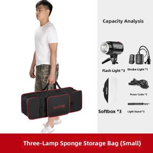 SUBEN | Portable Photography Kit with Light Stand Bag Flashlight and Three Studio Lights