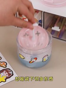 กล่องใส่รีเทนเนอร์ กล่องเก็บฟันปลอม กล่องใส่ฟันปลอม ง่ายต่อการพกพา ลายน่ารัก มีกระจกในตัว