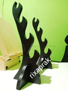 DUDUKAN PISAU GLOK/TATAKAN/RAK PAJANGAN PISAU 4 TAHAP