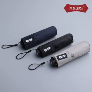Lordwey & parachase Mini 5-xương Ô chống nắng keo đen bảo vệ khỏi tia UV mưa và tỏa sáng hai công dụng xách tay Bán Buôn