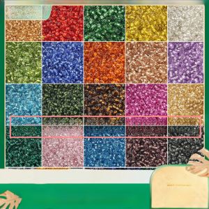 ลูกปัดทองคำชุบเงินขนาด 2 มม. อุปกรณ์ทำเครื่องประดับ DIY ทำมือ สร้อยคอ สร้อยข้อมือ แหวน เครื่องประดับผม