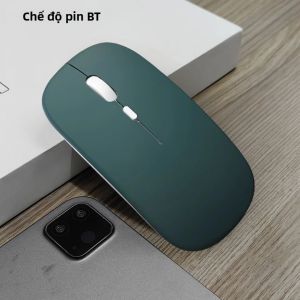 Chuột Quang Không Dây Bluetooth Im Lặng Dành Cho Máy Tính Bảng iPad Samsung - Chuột Máy Tính Xách Tay Không Gây Tiếng Ồn Tương Thích Với iPad