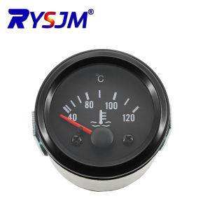 RYSJM | 52mm Water Temperature Gauge 40-120℃ Digital pointer Car Gauge No Sensor DC24V Water Temp Meter