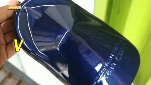 Sơn xịt Samurai Chính Hãng màu Tím Kim Loại - H211**. (xanh tím Tiger) 400ml