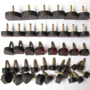 Double-Layer Brown/Black/Apricot Heel Stud for Shoes with Superior Wear Resistance and Anti-Slip Features