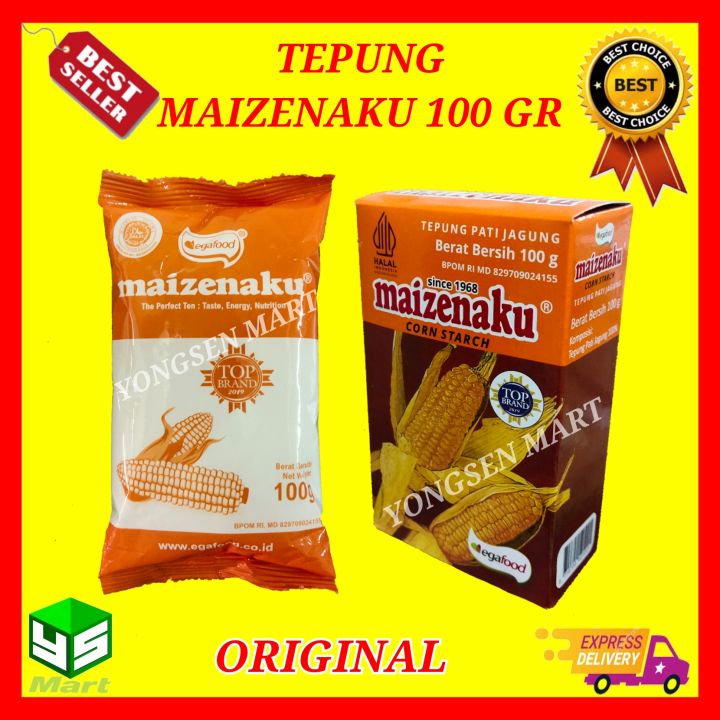 Tepung Maizenaku 100gr Pati Jagung Corn Starch Maizena 100 Gram Lazada Indonesia