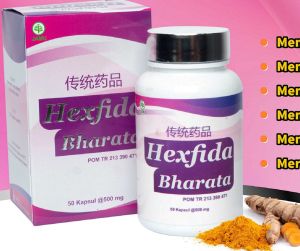 Obat asam lambung paling ampuh - Hexfida Bharata - Kemasan 200g Isi 50 Kapsul - 100% Bergaransi Original