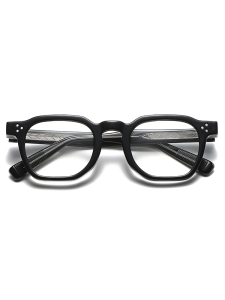 Japanese-Style Thick Frame 527 Two-Color Glasses Handmade Retro Glasses Frame Mens Black Frame Artsy Anti-Blu-ray Myopia Glasses Glasses