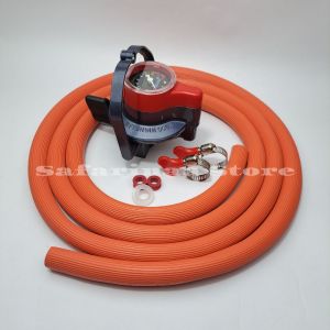 REGULATOR GAS LPG WINN GAS W 900 METER SET SELANG ORANGE 2 LAPIS FREE KLEM & KARET PENGAMAN TERBAIK