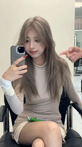 นําเข้าจากญี่ปุ่น ครีมย้อมสีผม สีผมดูผิวขาว FEKAGNAS ครีมย้อมสีผม ส่วนผสมจากพืช สีอยู่นาน สีย้อมผมแฟชั่น ครีมย้อมสีผม สีย้อมผมติดทน