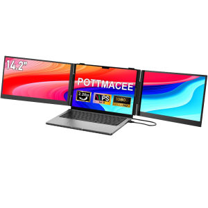 JEEJIA Portable Dual Screen Display Convenient Foldable Notebook Expansion Secondary Screen Stock Trading Expansion Split