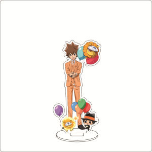 Bandai | 16CM Anime Katekyo Hitman Reborn Sawada Tsunayoshi Gokudera Hayato Yamamoto Takeshi Cos Acrylic Hình Đứng Trang Trí Quà Tặng Cho Người Thu Thập