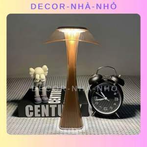 D013 Đèn led để bàn nhà hàng quầy bar cảm ứng tích điệnđiều chỉnh độ sáng đen ngủ đen bàn đèn trang trÍ