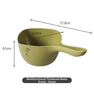 SENGAOPAI | Multipurpose Long Handle Creative Transparent Plastic Spoon