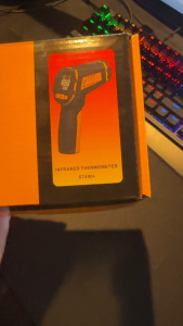 เครื่องวัดอุณหภูมิอินฟาเรด SMARTSENSOR รุ่น ST490 แบบปืน วัดได้ไกล ช่วงวัดกว้าง จอ LCD ชัดเจน