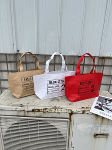 ถุงช้อปปิ้งเป็นมิตรกับสิ่งแวดล้อมไซส์เล็กน้ำหนักเบาพกพาสะดวกน่ารักถุงผ้าแบบพกพาถุงใส่ปิ่นโตถุงใส่กล่องอาหารถุงหิ้วพกติดตัวถุงเก็บของ