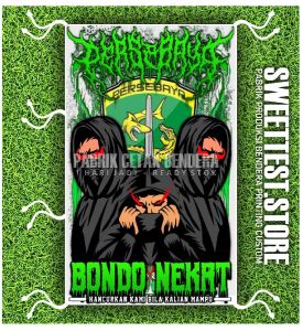 JASA CETAK BENDERA PERSEBAYA BENDERA SURABAYA BENDERA CLUB BOLA BENDERA SUPPORTER BOLA