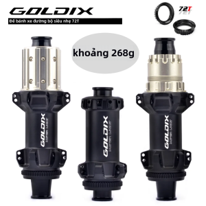 Moay-ơ Xe Đạp GOLDIX R160 Siêu Nhẹ Loại Center Lock Phanh Đĩa Straight Pull 24H Ratchet 72T Loại XD Dành Cho SHIMANO 11/12 Tốc Độ Hợp Kim Nhôm Trục Xuyên Tâm