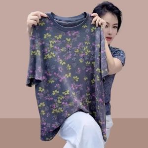 Casual Loose Oversized Younger-looking Printed T-shirts