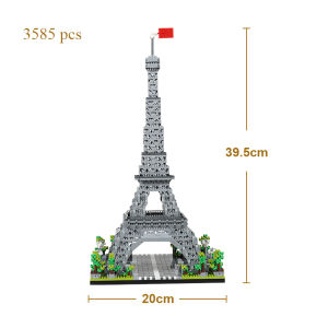 KNEW BUILT Euro Constrution Roma Colosseum Micro Mini Building Blocks for Adult Child Toys Set Arc Triomphe Louvre Big Ben Brick