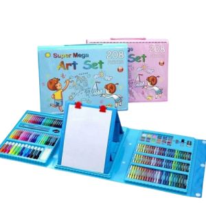 Crayon Anak Set Isi 150 dan 208 Pcs Pensil Warna Alat Lukis Set Crayon Set Alat Gambar Anak Crayon Gambar Pensil Warna Art Set