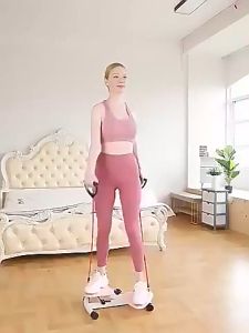 ถูกต้อง เอวบิดเครื่องมือออกกำลังกายยืนคณะกรรมการการออกกำลังกายหน้าท้องสำหรับผู้หญิงนวดเท้าหญิงลดน้ำหนักสีฟ้า