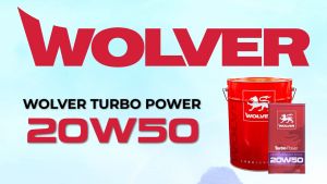 Dầu nhớt xe oto Wolver Turbo Power  20W50 CI-4 Can 5L