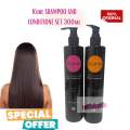 HAIR STRENGTH & SHINE SET!  iCure Shampoo & Conditioner 300ml - KERATIN TREATMENT & DAILY USE for UNBEATABLE HAIR STRENGTH & SHINE!. 