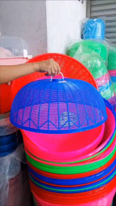 Small Evting ฝาชีครอบอาหาร ฝาชีพลาสติก No.50 4สี ขนาดกว้าง 50 ซม อย่าลืม กดติดตามร้าน "รับส่วนลดเพิ่ม" ฝาชีครอบ ฝาชีกับข้าว ฝาชี