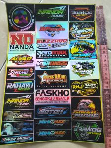 Stiker Sound System | Stiker Audio Anti Air | Stiker Sound System Audio | Stiker Logo Sound System Bahan Vinyl