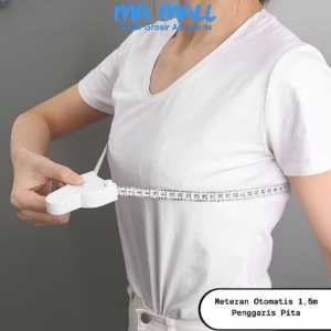 Meteran Badan 150 cm Otomatis Meteran Gulung Kain 150 cm B55