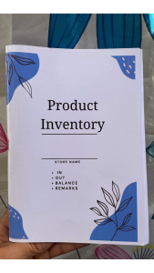 60 Pages Booklet Product Inventory/Saving Challenge/ Order Tracker/ Sales Tracker/ CashFlow/Monthly Budget 70 Gsm Back to Back Print