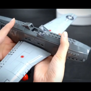 RYKEES Bricks Airplane Military Air-Force building Blocks Helicopter / Fighter Plane building set / Aircraft (up 400 Pieces)