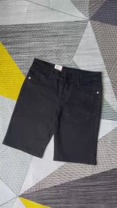 Quần short jean nam ĐEN TRƠN đẹp phong cách 2024 vải jean dày mềm kiểu dáng trẻ trung đúng form giá tốt