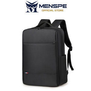 MENSPE กระเป๋าเป้สะพายหลังแฟชั่นแบบกันน้ำกระเป๋าเป้สะพายหลังพกพาสะพายหลังขนาดใหญ่กระเป๋าเป้สะพายหลังมัลติฟังก์ชั่เหมาะสำหรับแล็ปท็อปขนาด 15.6 นิ้ว
