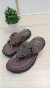 CAPHARNAUM [RAMBO 101] Sendal Jepit Kulit Gesper Sandal Japit Pria Kulit Premium